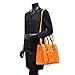 Dasein Structured Patent Faux Leather Satchel