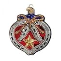 Old World Christmas Western Horseshoe Heart, 3 ½