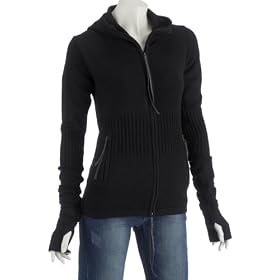 Bench SHORT MAXI CARDI Strickjacke Black
