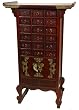 Asian Furniture & Accessories - 32" Japanese Design Telephone Table w/ 18 Drawers
