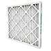 Antimicrobial Pleated Filter, 10"x24"x1", MERV 8, Min. Qty 12 (12 pieces)