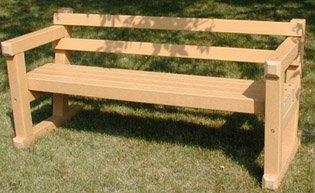Cover image : Northwoods 6 Foot Accessible Bench With Arms - Cedar
