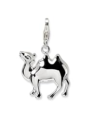 Sterling Silver 3-D Camel w/Lobster Clasp Charm