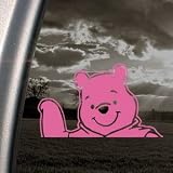 WINNIE POOH DISNEY Pink Decal Car Truck Window Pink Sticker