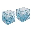 Glass Vase/ Hurricane - Aquamarine