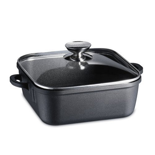 Berndes SignoCast 11-by-11-Inch Square-Shaped Nonstick Quadro Oven with Glass Lid