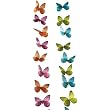Butterfly Drop Garland Set of 2 Pink and Green