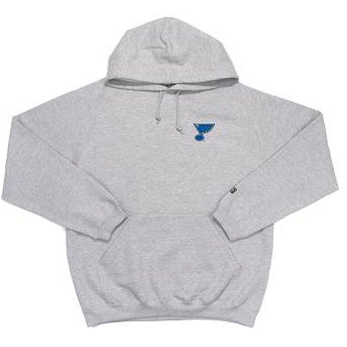 St. Louis Blues NHL Goalie Pullover Hooded Sweatshirt (Gray)