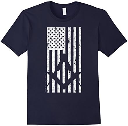 Men's Stars Stripes Square and Compasses Masonic T-Shirt XL Navy