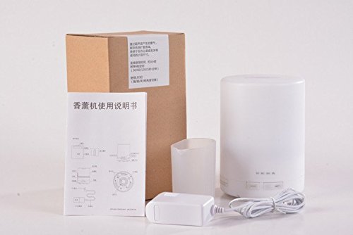 300ml 3rd Version Aromatherapy Humidifier Cool Mist Aroma Ebooks Included Long Lasting with 4 Timer Settings 7 Color LED Lights