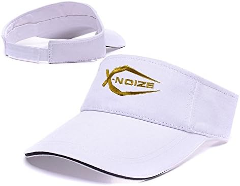 DEBANG X-Noize Logo Adjustable Visor Cap Embroidery Sun Hat Sports Visors - White