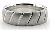 Designer Wedding Bands, 14K Gold Wedding Ring 6.00mm 14K-DC27121190