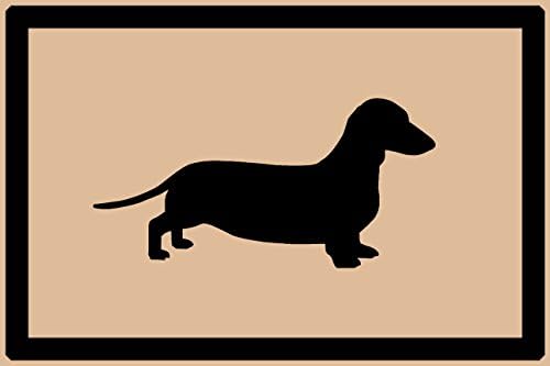 Wacky Mats - 19004429 - Daschund Dog - Door Mat 2' x 3