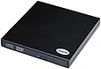 External Optical Drive USB 2.0 DVD/CD Player For Windows98/ SE /ME / 2000 / XP / Vista / Win 7/ Win 8,Ultra Notebook PC Desktop Computer+Dustproof and Scratch-Resistant External Bag Case,Black