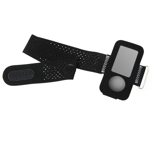 Black Sport Armband For Apple iPod Nano 5th Generation image