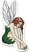 Nedda Artist Patch - Lonely Green Tree Leaf Fairy