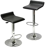 Winsome Wood Air Lift Adjustable Stools, Set of 2