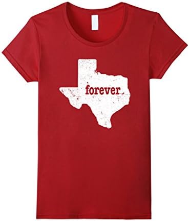 Women's Texas Pride Texas Forever Shirt Texas Gifts XL Cranberry