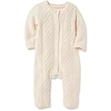オールドネイビー OLD NAVY/ ケーブルニットワンピース クリームデラクリーム ロンパース長袖 12～18ヶ月【並行輸入】