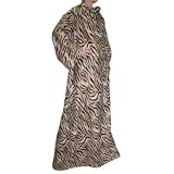 Linens Limited Adult Fleece Snuggle Wrap Blanket, Tiger