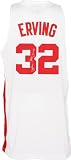 Julius Erving Autographed Jersey | Details: New Jersey Nets, adidas Swingman, Dr. J Inscription