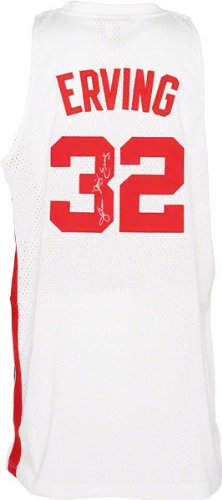 Julius Erving Autographed Jersey | Details: New Jersey Nets, adidas Swingman, Dr. J Inscription