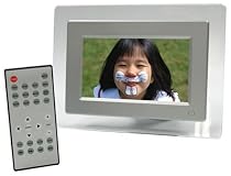 ATMT 7" Digital Photo Frame With Remote Control & MP3/MP4