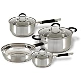 Cuisine Select Vittorio 7 Piece Stainless Steel Cookware Set