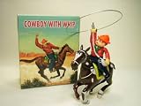 Cowboy mit Lasso, 15 cm Blechspielzeug