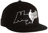 NBA Men's Denver Nuggets Flat Brim Flex Hat - Tx88Z, Small/Medium , Black