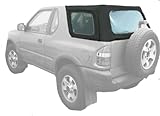 IMAGE OF Acme C730A/Clear-SC1242 Quartz on Grey Sailcloth Vinyl SUV Soft Top for Isuzu Imigo