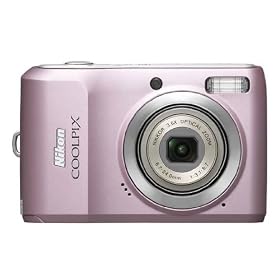 Nikon Coolpix L19 Digital Camera - Shiny Pink (8MP, 3.6x Optical Zoom) 2.7 inch LCD