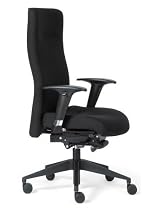 Bürostuhl / Chefsessel ROVO XP Stoff schwarz