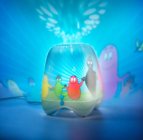Karussell-Lampe Barbapapa blau