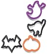 WILTON HALLOWEEN 4PC GRIPPY BAGGED SET 2311-257