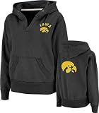 Iowa Hawkeyes Women's Black Balance Slub Fleece Hooded Sweatshirt