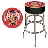 Maryland University Padded Bar Stool - Game Room Products > Pub Stools > NCAA - Colleges