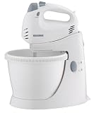 Severin - 3817 - Batteur et Bol Rotatif, Blanc / Gris, 250 W