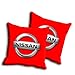 meSleep Nissan Car Cushion covers With Filler (12x12) - 2 Pcs RS.549.00