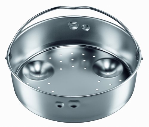 Cestello Vapore WMF Per Pentola A Pressione 22 Cm - Acciaio Inox 18/10, Lavabile In Lavastoviglie - Foto 4