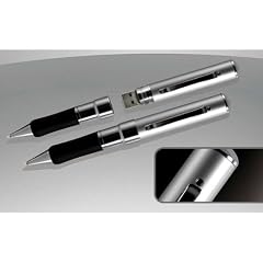 TECHNAXX VIP Video-Interview-Pen 4GB silber (Kugelschreiber mit integrierter Kamera und 4GB internem Speicher)
