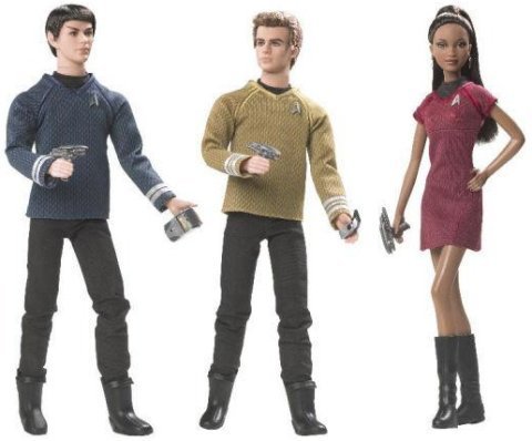 41CpLCt8H0L 2009 Star Trek Barbie Collector Set (3 Dolls)