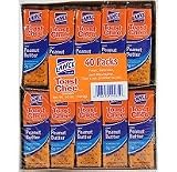 Lance ToastChee Sandwich Crackers - 40ct (4 PACK) (Cheese Crackers with Peanut Butter Filling)