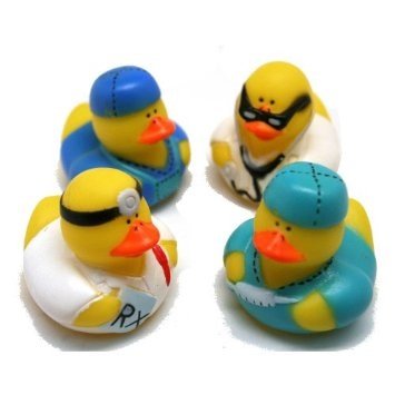 Doctor Rubber Ducks (1 dz) [Toy]