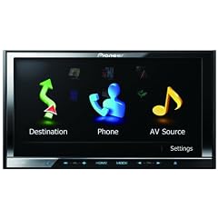Pioneer AVIC-F30BT Navigationssystem mit DVD-Player (17,8 cm (7 Zoll) Touchscreen-Display, TMC Pro, Bluetooth, SD-Karte, Dialog-Sprachsteuerung, USB 2.0)