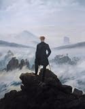 Caspar Friedrich Wanderer Above the Sea of Fog Art Print Poster - 24x36