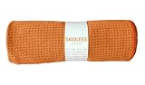 Yogitoes Skidless Premium Mat Size Yoga Towel (Orange)