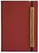 Go Green! Eco Friendly Recycled Leather Lined Diary / Journal, Red, 5x7