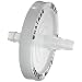 Whatman 6723-5000 Hepa-Vent Venting Filter Disc with Inlet 1/4" to 3/8" SB and Outlet 1/4" to 3/8" SB, 60 psi Maximum Pressure, 50mm Diameter (Pack of 10)