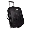 Traveler's Choice Rome Hard-Sided Lightweight Carry-On Luggage - Black (20")